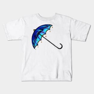 Polka Umbrella Kids T-Shirt